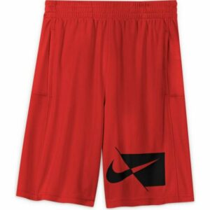 Nike Boys' Dri-FIT HBR Shorts Red/Black, Large - Boy's Athletic Shorts at Academy Sports