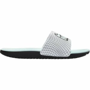 Nike Boys' Kawa SE1 Slides White/Light Blue, 5 - Soccer Slides at Academy Sports