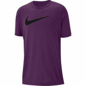 Nike Boys' Legend Swoosh T-Shirt Purple Dark, Medium - Boy's Athletic Tops at Academy Sports
