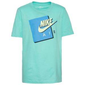 Nike Boys Nike Air Box T-Shirt - Boys' Grade School Lt Aqua/Blue Size XL