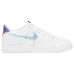 Nike Boys Nike Air Force 1 Low - Boys' Grade School Basketball Shoes White/Multi/Black Size 06.5