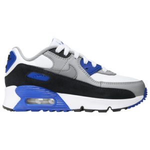 Nike Boys Nike Air Max 90 - Boys' Preschool Running Shoes White/Particle Grey/Lt Smoke Grey Size 03.0