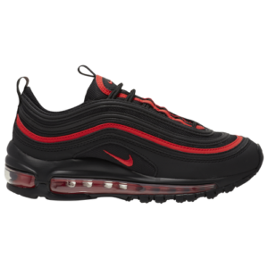 Nike Boys Nike Air Max 97 - Boys' Grade School Shoes Black/Chili Red Size 04.0