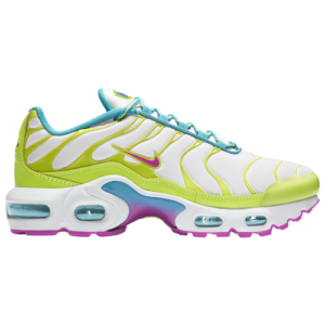 Nike Boys Nike Air Max Plus - Boys' Grade School Running Shoes White/Fire Pink/Volt Size 06.5