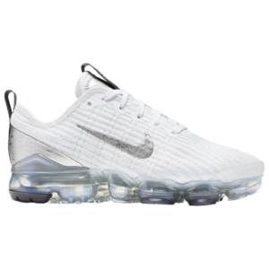 Nike Boys Nike Air VaporMax Flyknit 3 - Boys' Grade School Shoes White/Met Silver/Pure Platinum Size 05.5