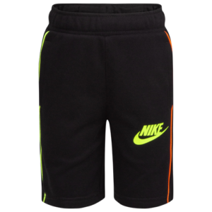 Nike Boys Nike French Terry Graphic Shorts - Boys' Preschool Black/Multicolor Size 5