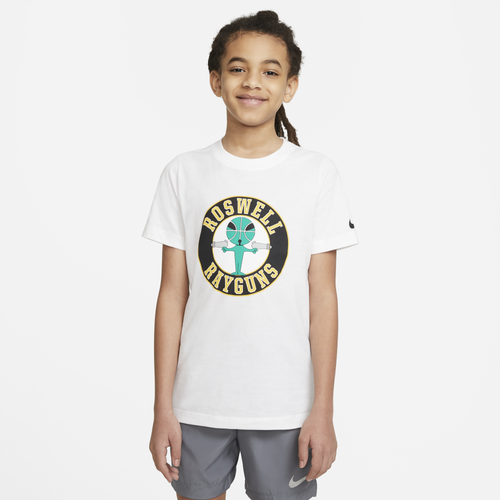 Nike Boys Nike NSW Rayguns T-Shirt - Boys' Grade School White/Multicolor Size L