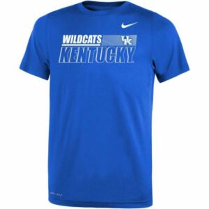 Nike Boys' University of Kentucky Sideline Legend T-Shirt Blue, Large - NCAA Youth Apparel at Academy Sports