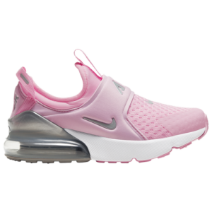 Nike Girls Nike Air Max 270 Extreme - Girls' Preschool Shoes Pink/Met Silver/White Size 02.5