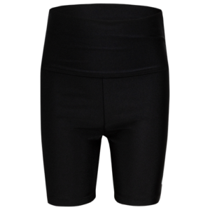 Nike Girls Nike High Waist Convertible Bike Short - Girls' Preschool Black/White Size 6