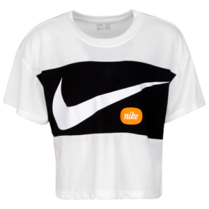 Nike Girls Nike JDIY Swoosh Top - Girls' Preschool White Size 5