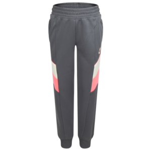 Nike Girls Nike NSW Heritage Pant - Girls' Preschool Gray/Pink Size 4