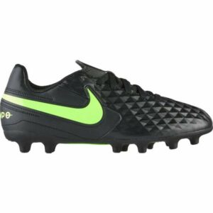 Nike Jr. Tiempo Legend 8 Club MG Soccer Cleats Black/Volt, 2.5 - Youth Soccer at Academy Sports