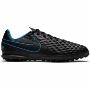 Nike Kids' Tiempo Legend 8 Club Artificial Turf Soccer Shoes Black/Blue, 13 - Youth Soccer at Academy Sports