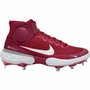 Nike Men's Alpha Hurrache Elite 3 Mid Baseball Cleats Maroon, 11.5 - Adult Baseball at Academy Sports