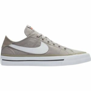 Nike Men's Court Legacy Canvas Shoes Gray/White, 10 - Men's Active at Academy Sports