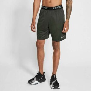 Nike Men's Dri-FIT Veneer Knit Training Shorts Green Dark, X-Large - Men's Athletic Performance Bottoms at Academy Sports