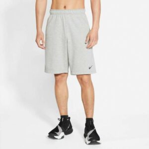Nike Mens Fleece Dri-FIT Training Shorts Gray Dark, Small - Men's Athletic Performance Bottoms at Academy Sports