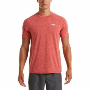 Nike Men's Heather Hydroguard T-Shirt Red, 2X-Large - Men's Swim/Beach Tops at Academy Sports