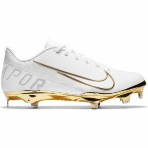 Nike Men's Lunar Vapor Ultrafly Elite 3 Baseball Cleats White/Silver, 14 - Adult Baseball at Academy Sports