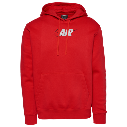 Nike Mens Nike Air Box CF Pullover Hoodie - Mens Red/Red Size S