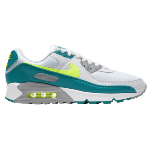 Nike Mens Nike Air Max 90 - Mens Running Shoes White/Green Size 11.0