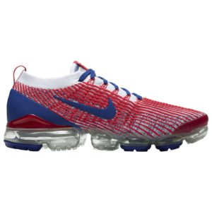 Nike Mens Nike Air Vapormax Flyknit 3 - Mens Shoes White/Deep Royal/University Red Size 08.5