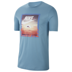 Nike Mens Nike Aqua Photo T-Shirt - Mens Blue/Purple Size XL