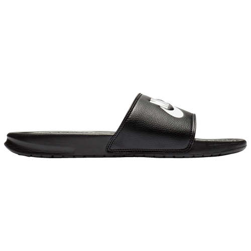 Nike Mens Nike Benassi JDI Slide - Mens Shoes Black/White Size 12.0