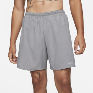 Nike Mens "Nike DF Challenger 7" BF Shorts - Mens" Smoke Grey Heather/Reflective Silver Size XXL