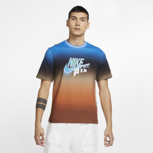 Nike Mens Nike Element T-Shirt - Mens Light Photo Blue/Multi Size S