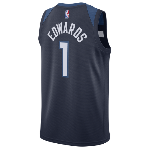 Nike Mens Nike NBA Icon Edition 2020 Swingman Jersey - Mens Navy/White Size XXL