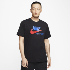 Nike Mens Nike NSW City T-Shirt - Mens Black/Red/Blue Size M