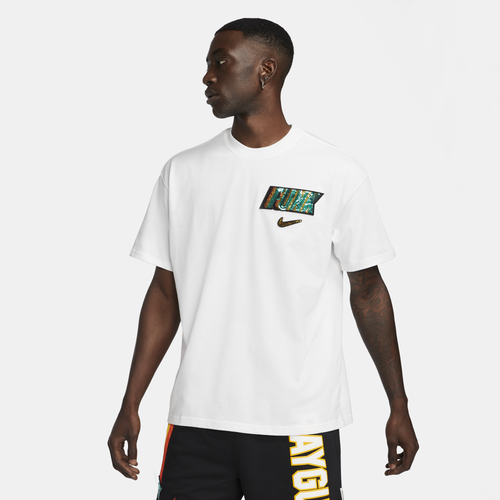 Nike Mens Nike Ray ELV 90 T-Shirt - Mens White/Green Size S