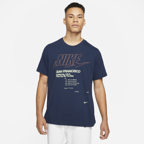 Nike Mens Nike SF City T-Shirt - Mens Navy/Navy Size S