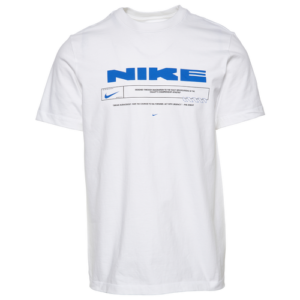 Nike Mens Nike Space to Dream T-Shirt - Mens White/Royal Blue/Black Size XXL