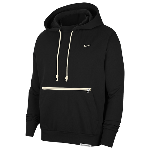 Nike Mens Nike Standard Issue Hoodie - Mens Black/Pale Ivory Size 3XL