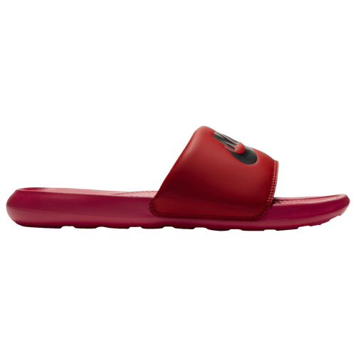 Nike Mens Nike Victori One Slide - Mens Shoes Red/Red Size 10.0