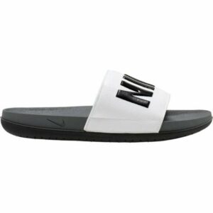 Nike Men's Offcourt Sport Slides Dark Gray/Black/White, 12 - Soccer Slides at Academy Sports