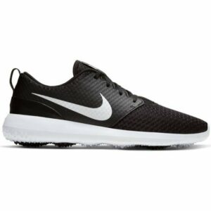 Nike Men's Roshe G 20 Golf Shoes Black/Metallic White/White, 10.5 - Mens Golf Shoes at Academy Sports