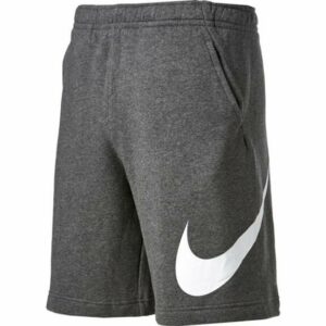 Nike Men's Sportswear Club BB GX Graphic Shorts 10 in Charcoal Heather/White, Small - Men's Athletic Core Bottoms at Academy Sports