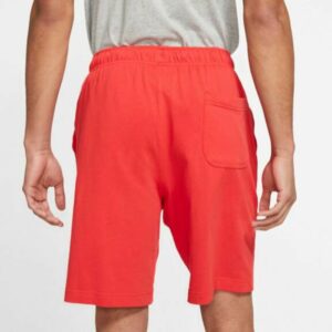 Nike Men's Sportswear Club Jersey Graphic Shorts 10 in Red/White, Medium - Men's Athletic Core Bottoms at Academy Sports