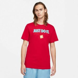 Nike Men's Sportswear JDI 12 Month T-Shirt Red, Large - Men's Athletic Performance Tops at Academy Sports