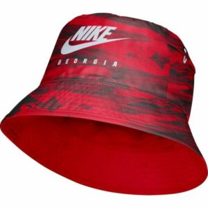 Nike Men's University of Georgia Spring Break Bucket Hat Red, Medium/Large - NCAA Men's Caps at Academy Sports