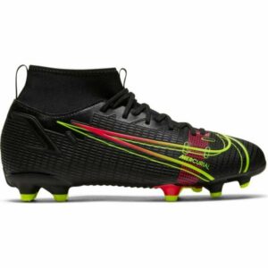 Nike Mercurial Superfly 8 Academy MG Soccer Cleats Black/Bright Green, 1.5 - Youth Soccer at Academy Sports