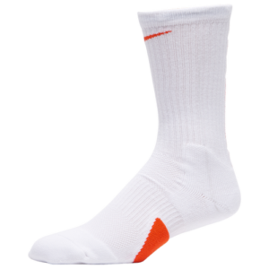 Nike Nike Elite Crew Socks White/Team Orange Size L