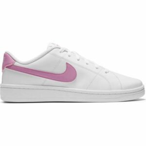 Nike Womens Court Royale 2 Shoes White/Pink, 7.5 - Women's Athletic Lifestyle at Academy Sports