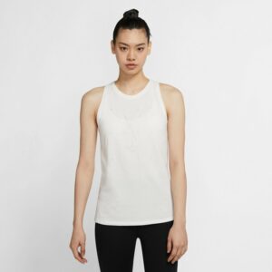 Nike Women's Dri-FIT Yoga 2 Tank Top Blue, Large - Women's Core/Basic Tops at Academy Sports