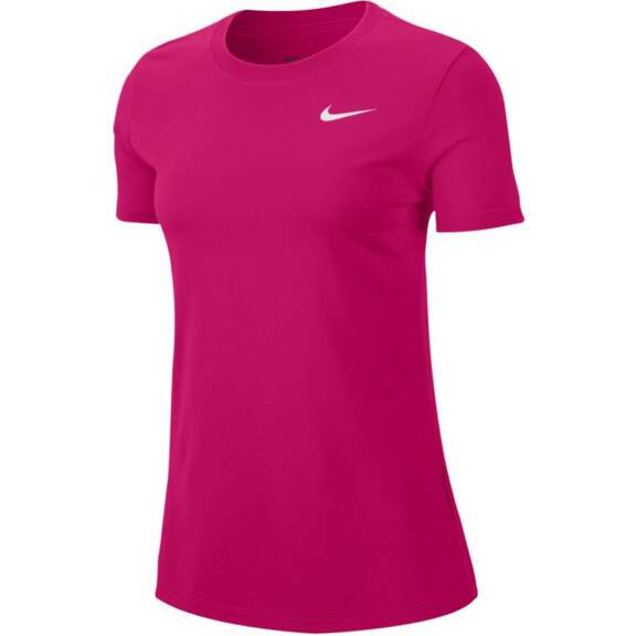 Nike Women's Dry Legend Short Sleeve Training T-Shirt Pink Dark, Large - Women's Athletic Performance Tops at Academy Sports Nike Women's Dry Legend Short Sleeve Training T-Shirt Pink Dark, Large - Women's Athletic Performance Tops at Academy Sports