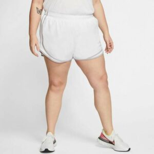Nike Women's Dry Tempo Plus Size Shorts White/Grey, 2X - Women's Athletic Performance Bottoms at Academy Sports
